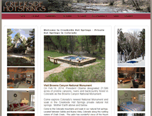 Tablet Screenshot of creeksidehotsprings.com